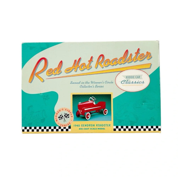 NWT Hallmark Vintage Kiddie Car Classics 1940
Gendron Roadster Pedal Car Red - Picture 2 of 15